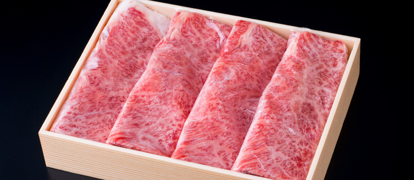 鹿児島黒牛専門店のすきやき肉